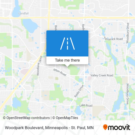 Woodpark Boulevard map