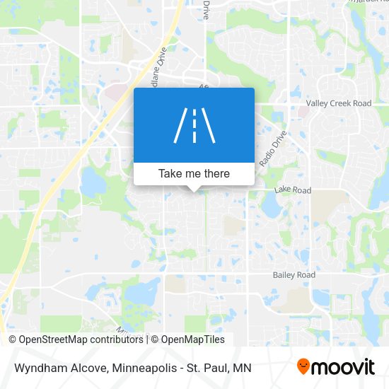 Wyndham Alcove map