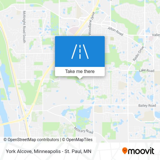 York Alcove map