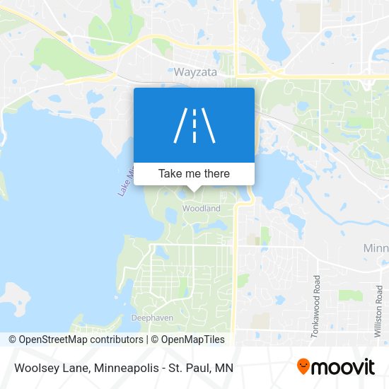 Woolsey Lane map