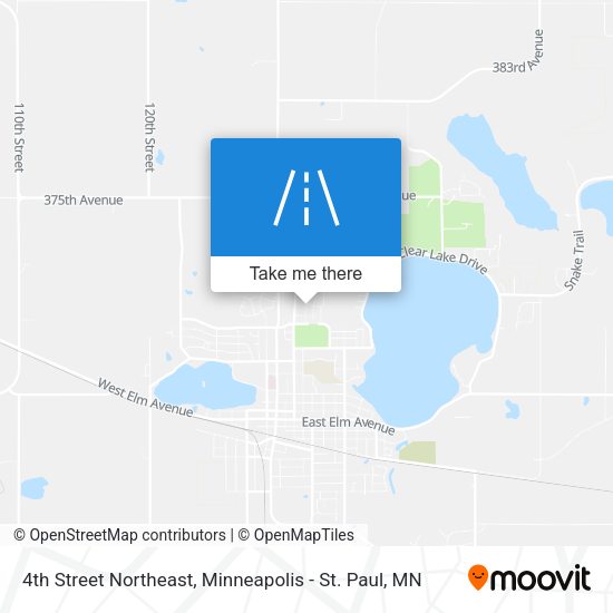 Mapa de 4th Street Northeast
