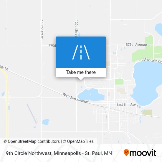 Mapa de 9th Circle Northwest
