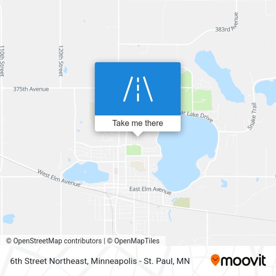 6th Street Northeast map