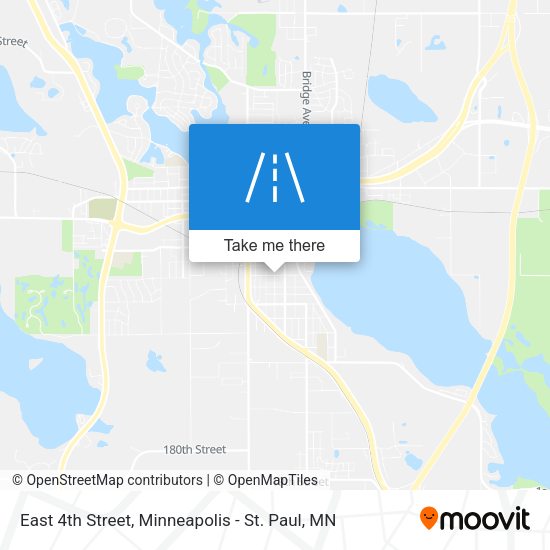 Mapa de East 4th Street