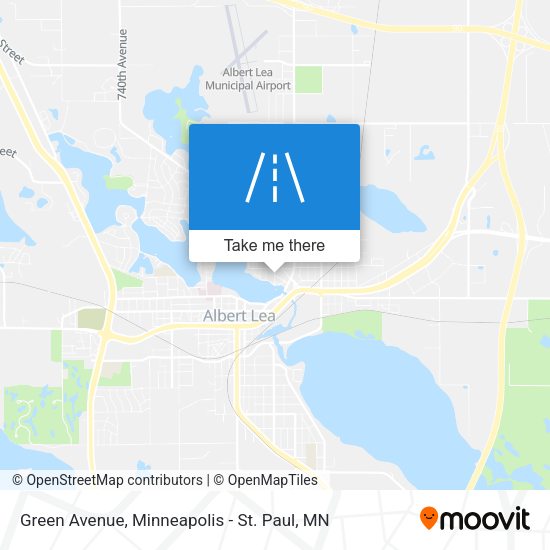 Green Avenue map
