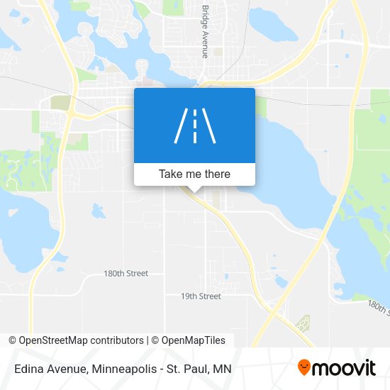 Edina Avenue map