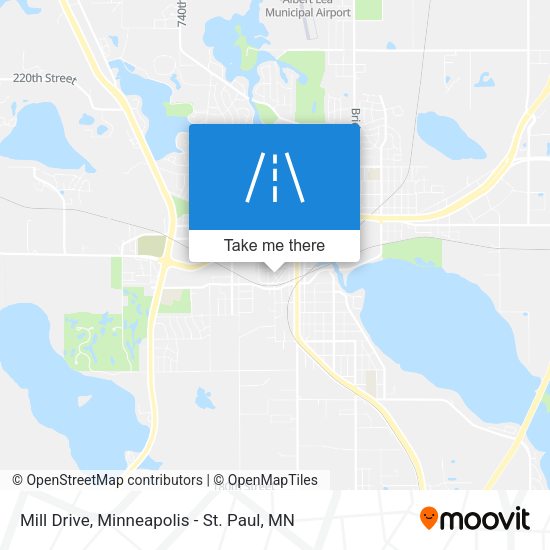 Mill Drive map