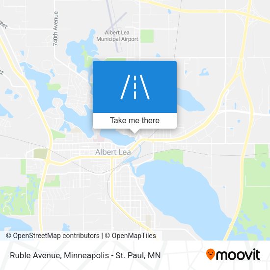 Mapa de Ruble Avenue