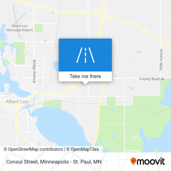 Consul Street map