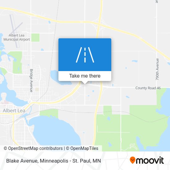 Blake Avenue map