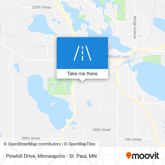 Pinehill Drive map