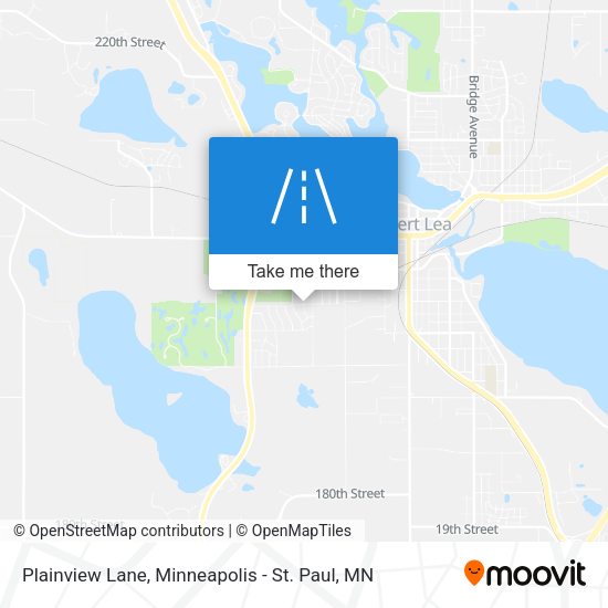 Plainview Lane map