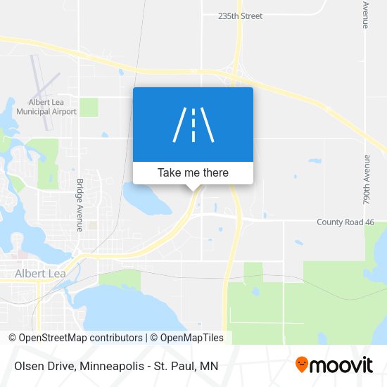 Olsen Drive map