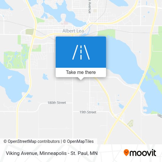 Viking Avenue map