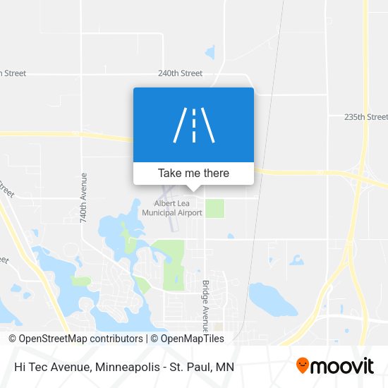 Mapa de Hi Tec Avenue