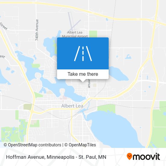 Hoffman Avenue map