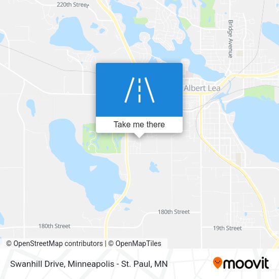 Swanhill Drive map