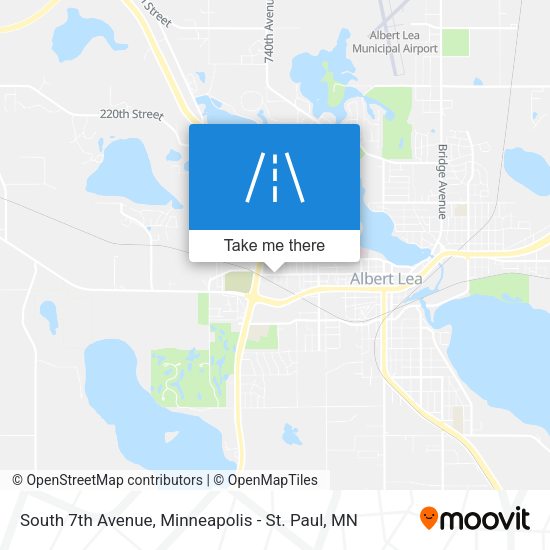 South 7th Avenue map
