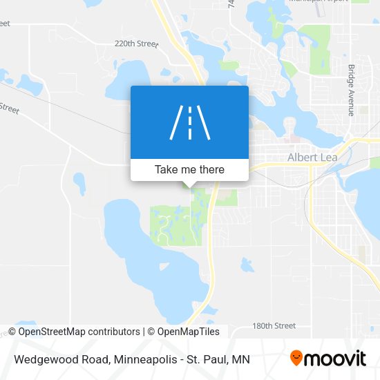 Mapa de Wedgewood Road