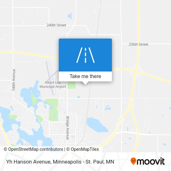 Mapa de Yh Hanson Avenue