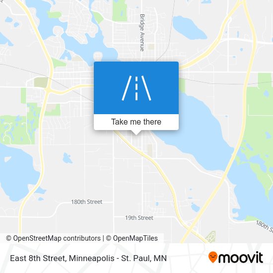 Mapa de East 8th Street