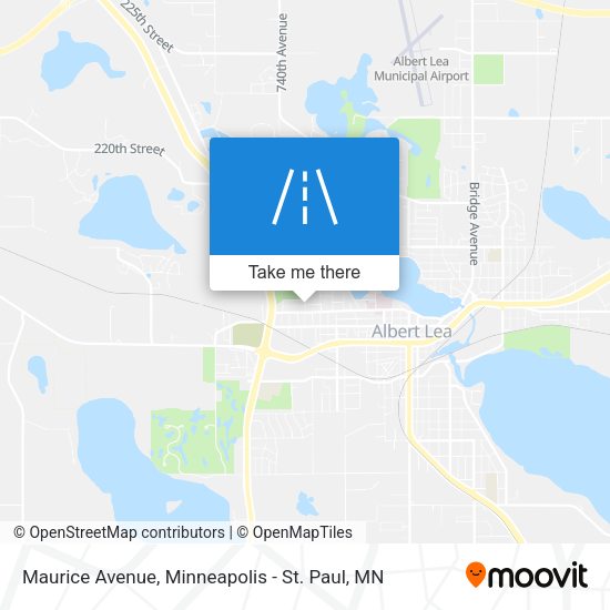 Maurice Avenue map