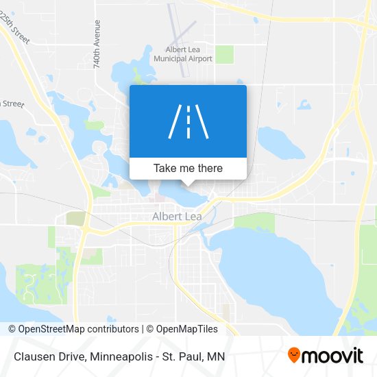Clausen Drive map