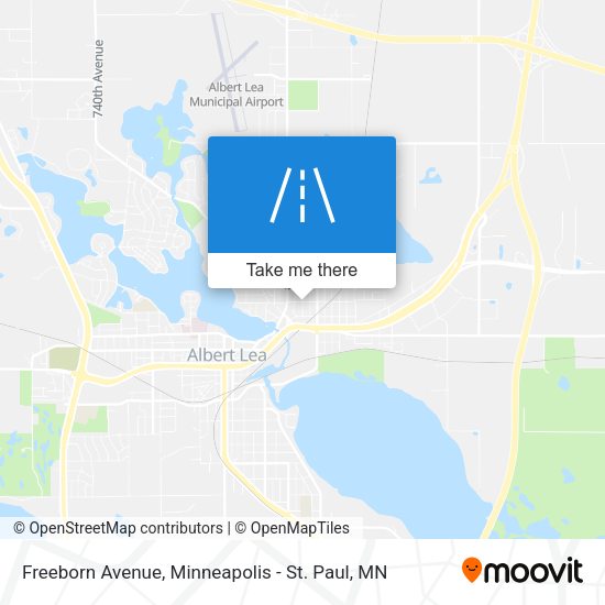 Freeborn Avenue map