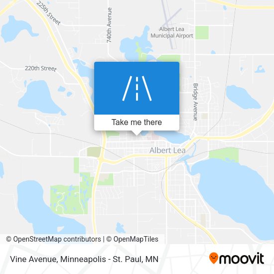 Vine Avenue map