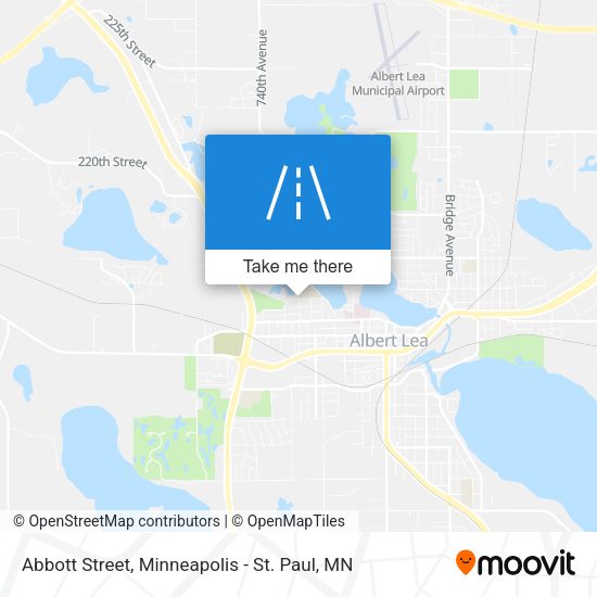 Abbott Street map