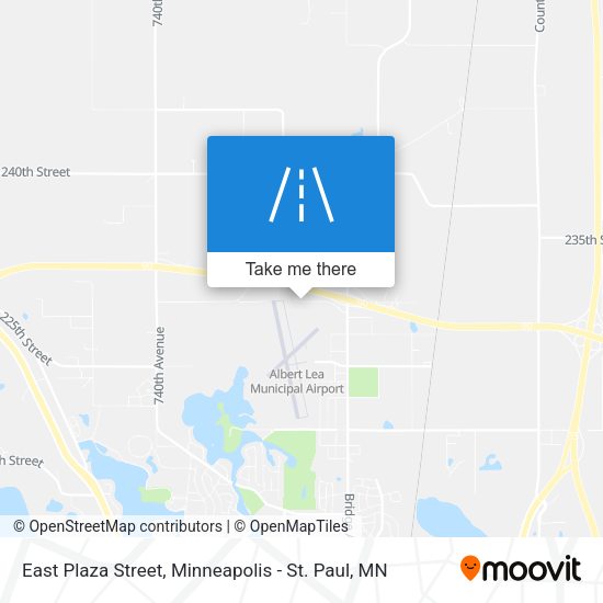 East Plaza Street map