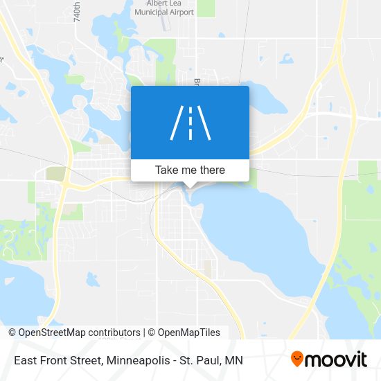 East Front Street map