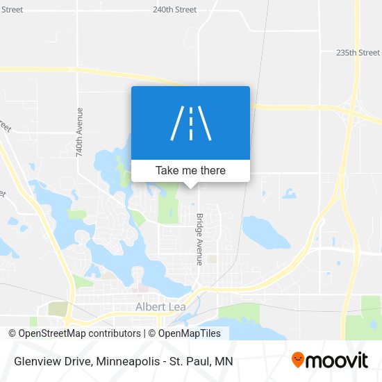Glenview Drive map