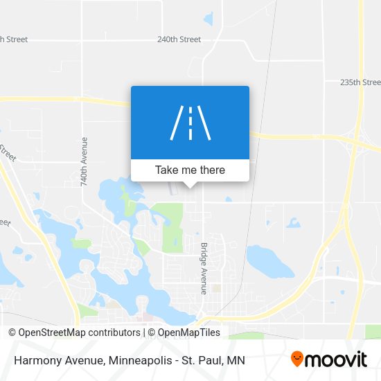 Mapa de Harmony Avenue