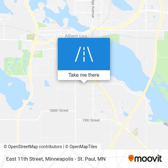 Mapa de East 11th Street