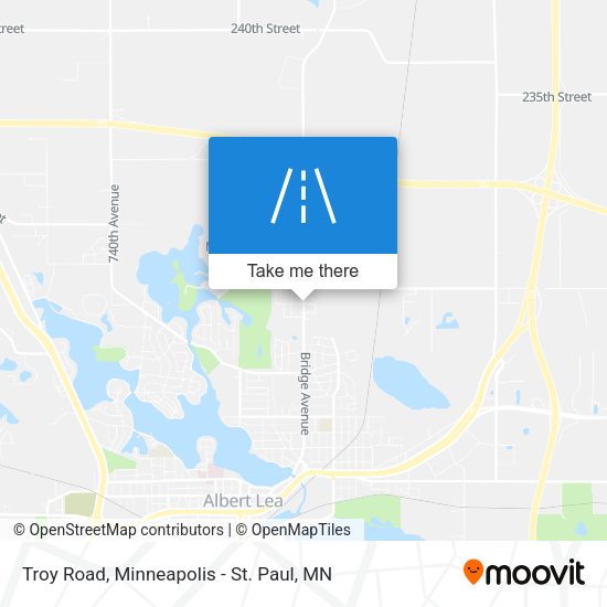 Troy Road map