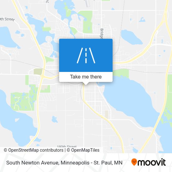 Mapa de South Newton Avenue