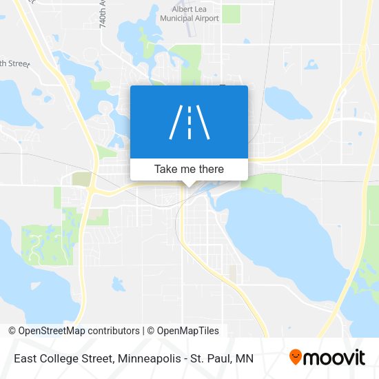 East College Street map