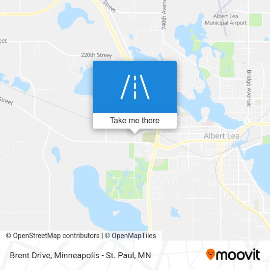 Brent Drive map