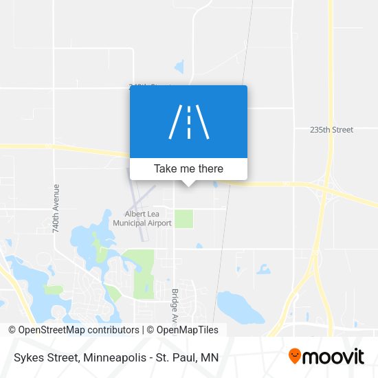 Mapa de Sykes Street