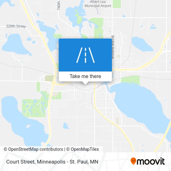 Court Street map