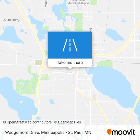 Mapa de Wedgemore Drive