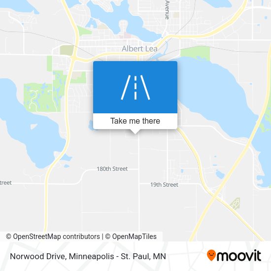 Mapa de Norwood Drive