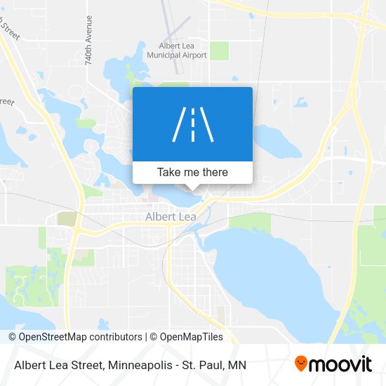 Albert Lea Street map