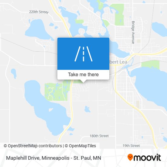 Maplehill Drive map