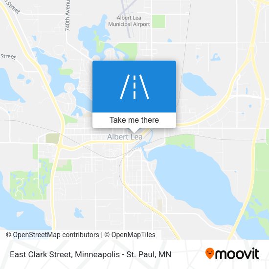 Mapa de East Clark Street