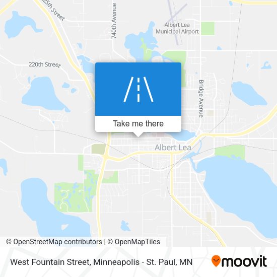 Mapa de West Fountain Street