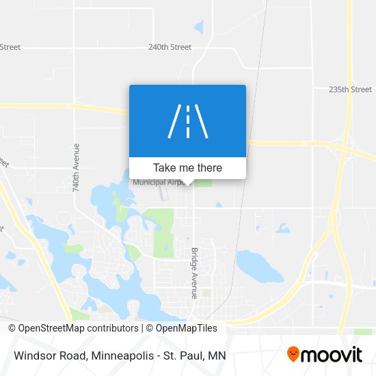 Mapa de Windsor Road