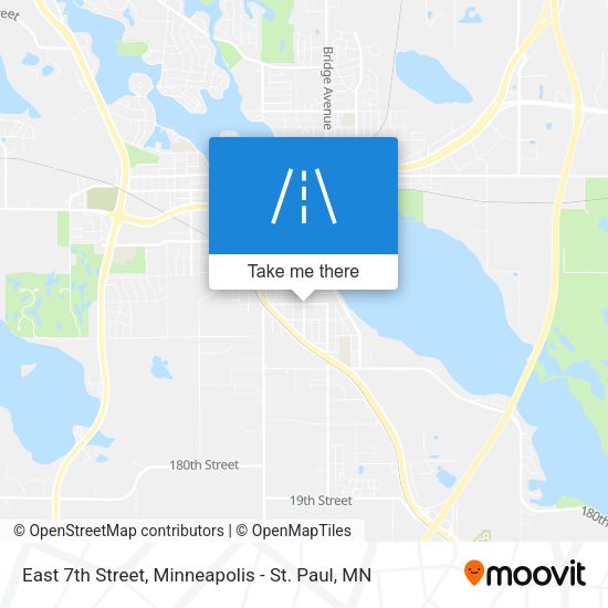Mapa de East 7th Street