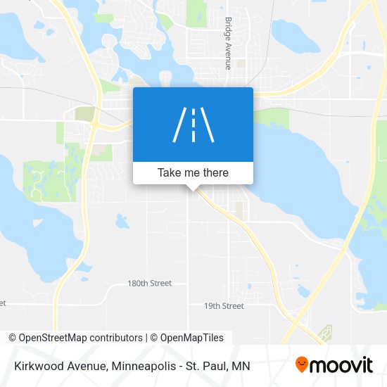 Mapa de Kirkwood Avenue